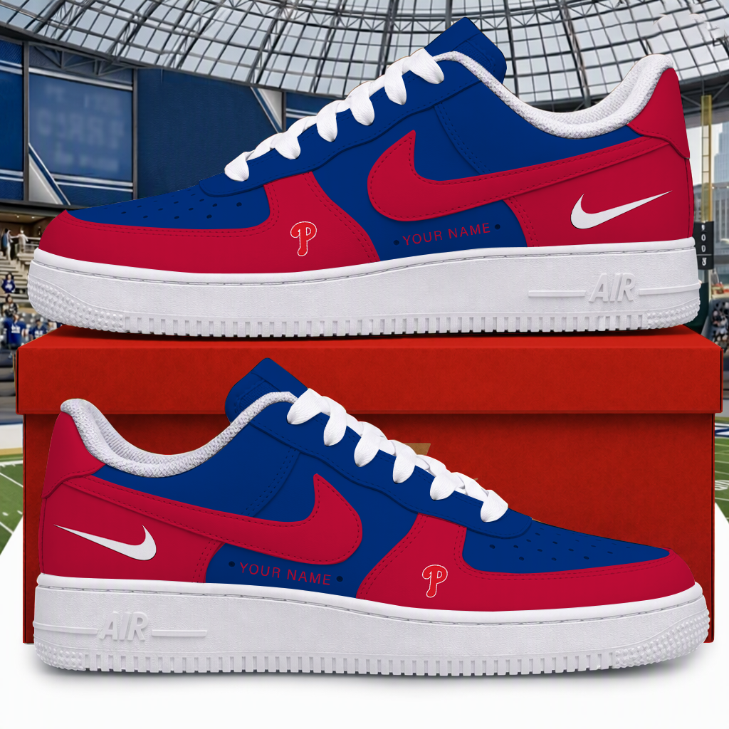 [HOMERUN DEAL] NEW CUSTOMIZED MLB11 PPS PHILADELPHIA PHILLIES AF1 SHOES