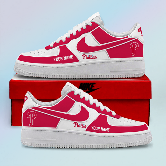 [HOMERUN DEAL] NEW CUSTOMIZED MLB11 PPS PHILADELPHIA PHILLIES AF1 SHOES