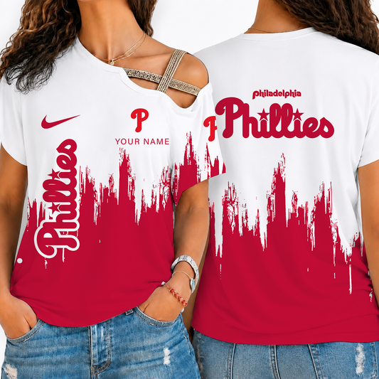 [HOMERUN DEAL] NEW CUSTOMIZED MLB11 PPS PHILADELPHIA PHILLIES SHOULDER SHIRT