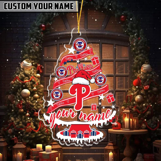 [HOMERUN DEAL] NEW CUSTOMIZED MLB11 PPS PHILADELPHIA PHILLIES CHRISTMAS ACRYLIC ORNAMENT