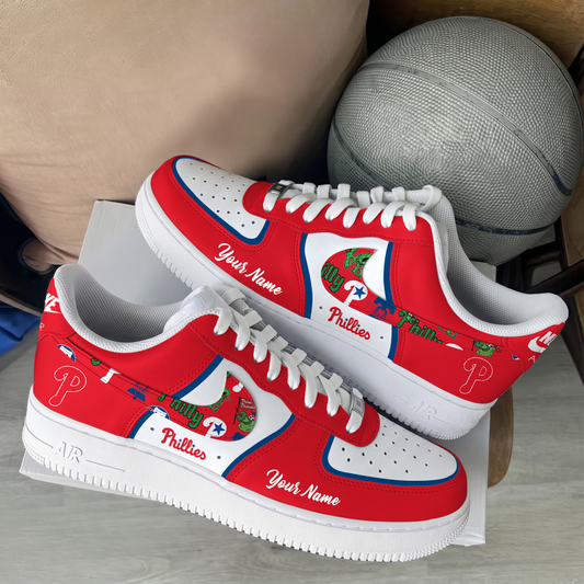 [HOMERUN DEAL] NEW CUSTOMIZED MLB11 PPS PHILADELPHIA PHILLIES AF1 SHOES