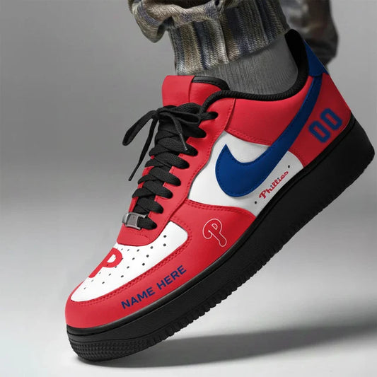 [HOMERUN DEAL] NEW CUSTOMIZED MLB11 PPS PHILADELPHIA PHILLIES AF1 SHOES