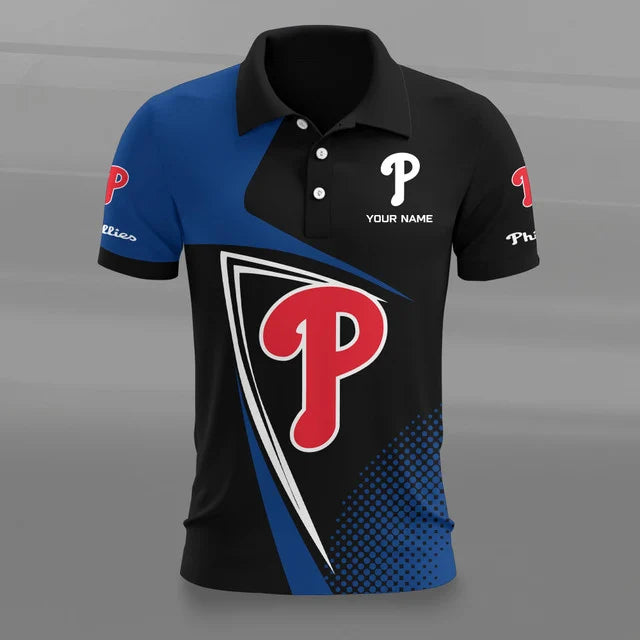 [HOMERUN DEAL] NEW CUSTOMIZED MLB11 PPS PHILADELPHIA PHILLIES POLO SHIRT