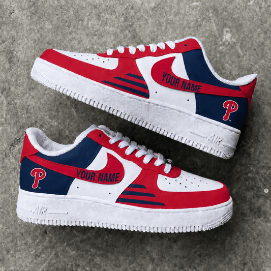 [HOMERUN DEAL] NEW CUSTOMIZED MLB11 PPS PHILADELPHIA PHILLIES AF1 SHOES