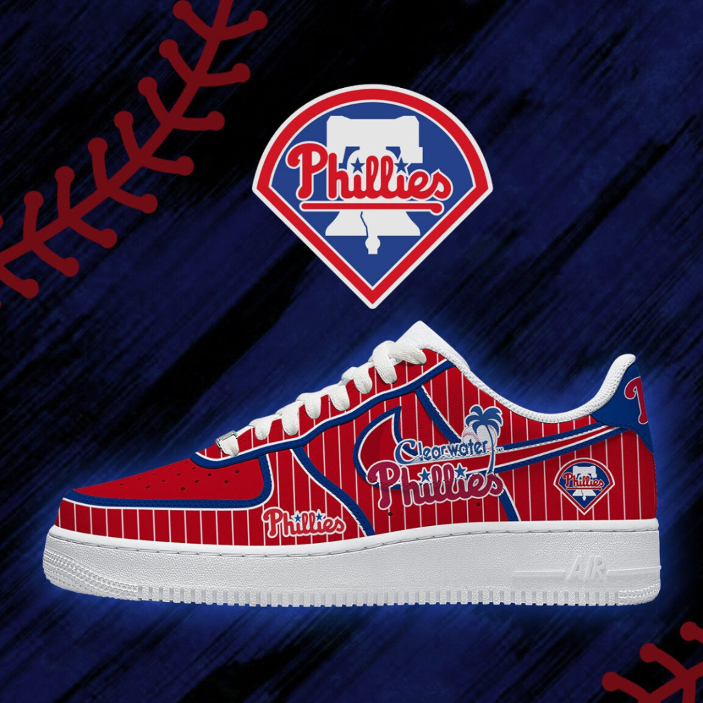[HOMERUN DEAL] NEW CUSTOMIZED MLB11 PPS PHILADELPHIA PHILLIES AF1 SHOES