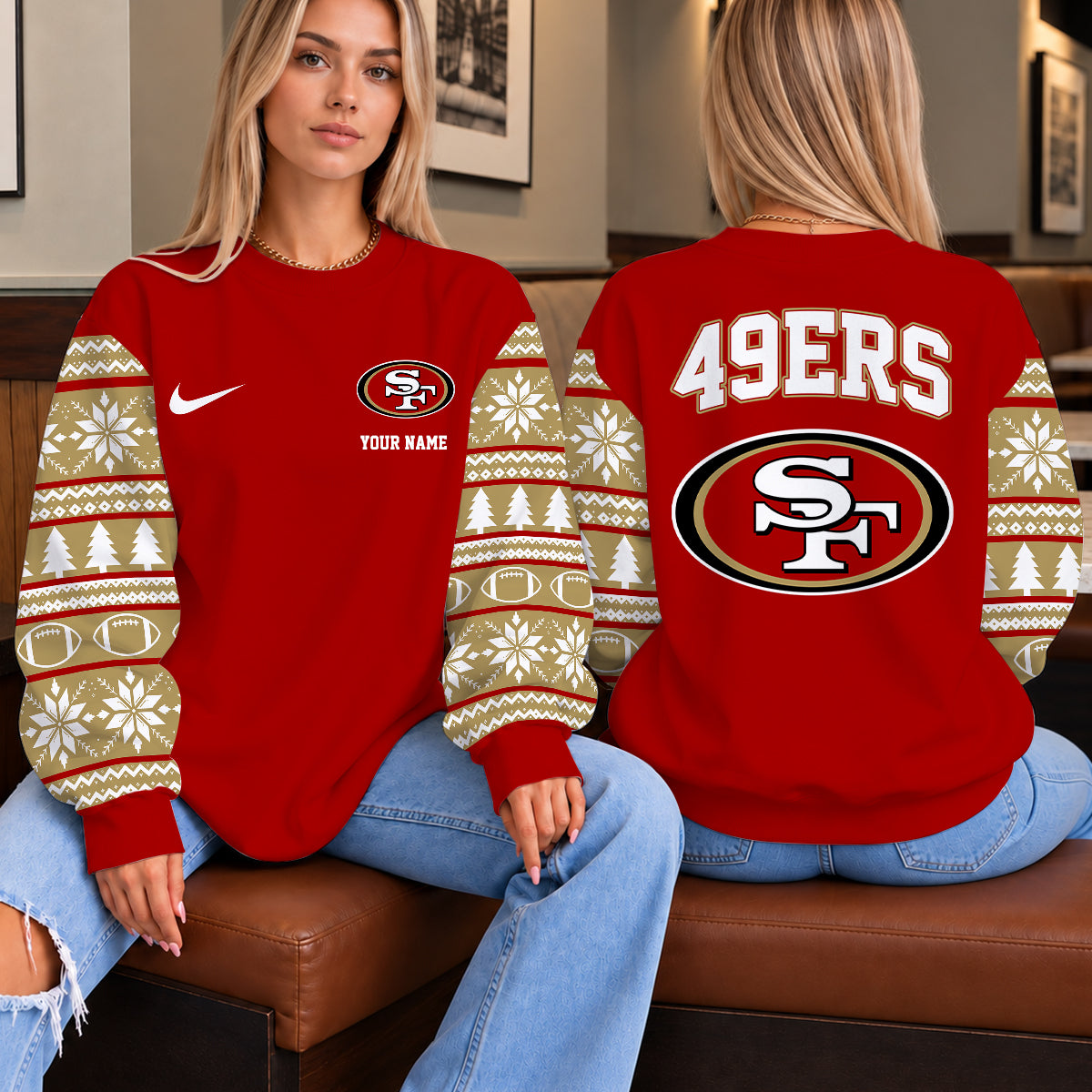[TOUCHDOWN DEAL] NEW CUSTOMIZED NFL11 SF49 THE 49ERS UNISEX SWEATSHIRT