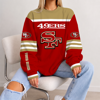 [TOUCHDOWN DEAL] NEW CUSTOMIZED NFL11 SF49 SAN FRANCISCO 49ERS UNISEX SWEATSHIRT