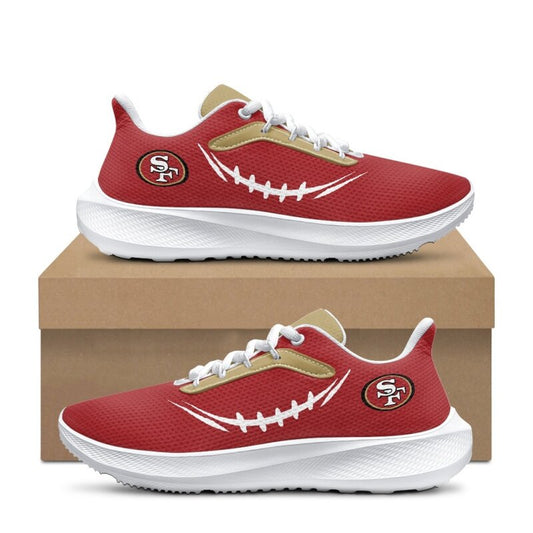 [TOUCHDOWN DEAL] NEW CUSTOMIZED NFL11 SF49 SAN FRANCISCO 49ERS ROAD RUNNING SHOES
