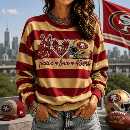 [TOUCHDOWN DEAL] NEW CUSTOMIZED NFL11 SF49 SAN FRANCISCO 49ERS UNISEX SWEATSHIRT