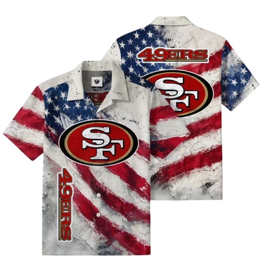 [TOUCHDOWN DEAL] NEW CUSTOMIZED NFL11 SF49 SAN FRANCISCO 49ERS UNISEX HAWAIIAN SHIRT