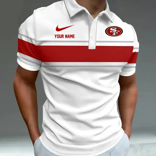 [TOUCHDOWN DEAL] NEW CUSTOMIZED NFL11 SF49 SAN FRANCISCO 49ERS POLO SHIRT