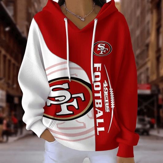 [TOUCHDOWN DEAL] NEW CUSTOMIZED NFL11 SF49 SAN FRANCISCO 49ERS RIBBED HOODIE & SWEATSHIRT