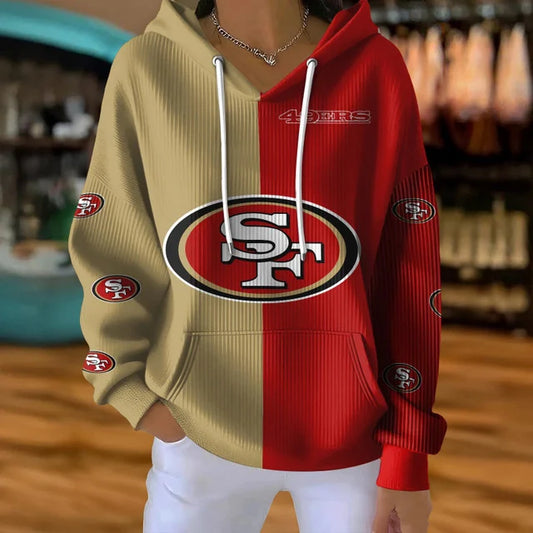 [TOUCHDOWN DEAL] NEW CUSTOMIZED NFL11 SF49 SAN FRANCISCO 49ERS RIBBED HOODIE & SWEATSHIRT