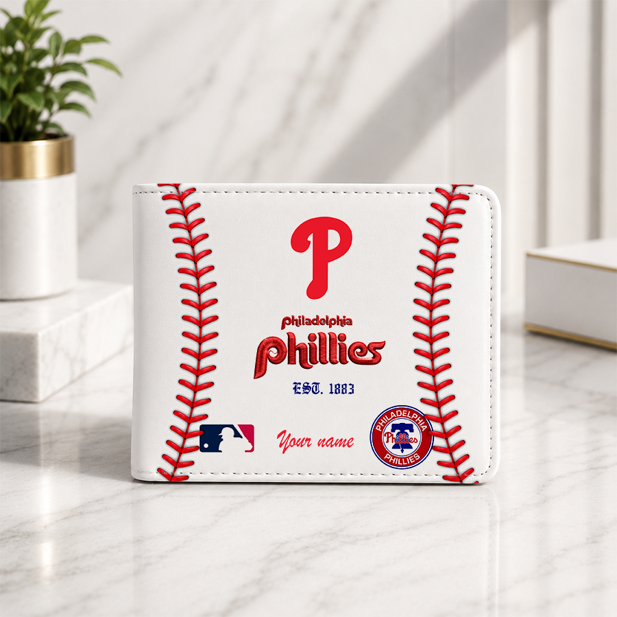 [HOMERUN DEAL] NEW CUSTOMIZED MLB11 PPS PHILADELPHIA PHILLIES LEATHER WALLET