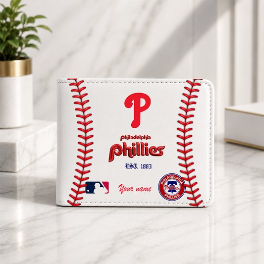 [HOMERUN DEAL] NEW CUSTOMIZED MLB11 PPS PHILADELPHIA PHILLIES LEATHER WALLET