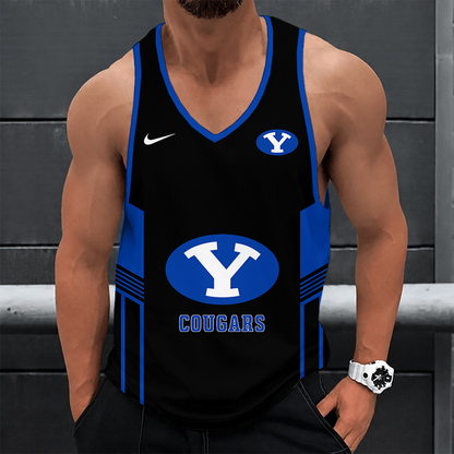 [TOUCHDOWN DEAL] NEW CUSTOMIZED NCAA FBS11 BYU BYU COUGARS UNISEX TANK TOP