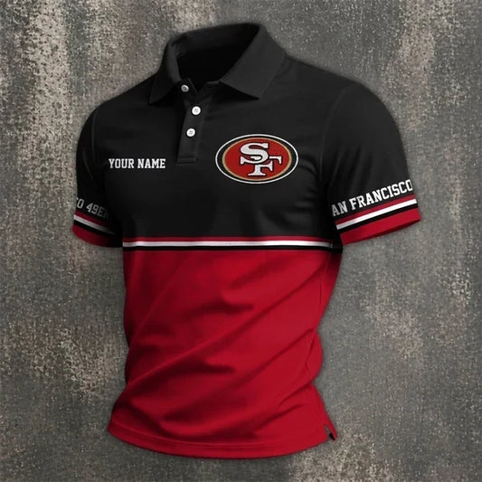 [TOUCHDOWN DEAL] NEW CUSTOMIZED NFL11 SF49 SAN FRANCISCO 49ERS POLO SHIRT