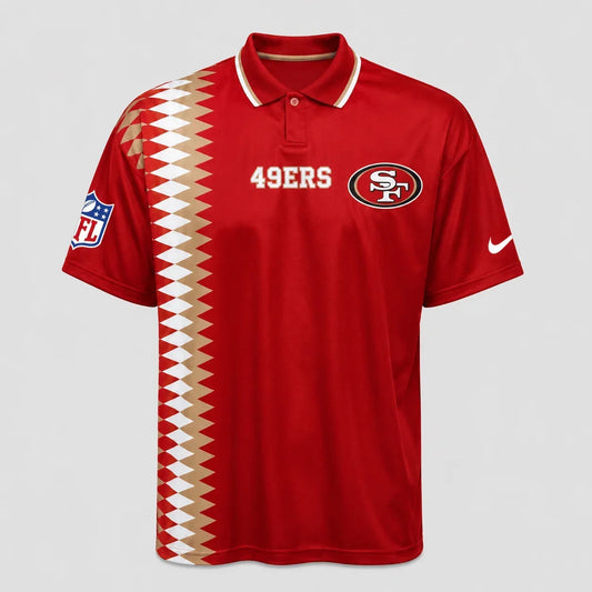 [TOUCHDOWN DEAL] NEW CUSTOMIZED NFL11 SF49 SAN FRANCISCO 49ERS POLO SHIRT