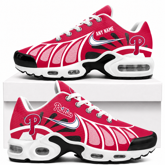 [HOMERUN DEAL] NEW CUSTOMIZED MLB11 PPS PHILADELPHIA PHILLIES AIR MAX PLUS SNEAKERS