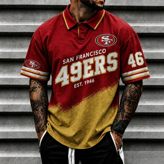 [TOUCHDOWN DEAL] NEW CUSTOMIZED NFL11 SF49 SAN FRANCISCO 49ERS POLO SHIRT