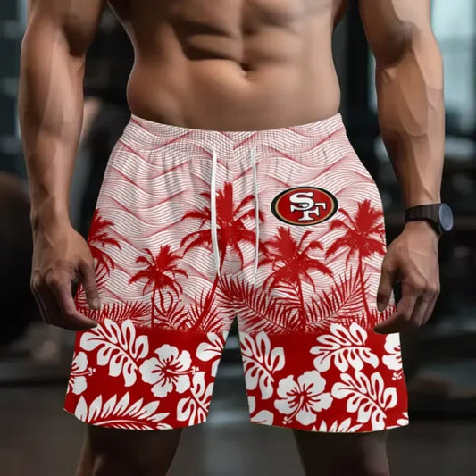 [TOUCHDOWN DEAL] NEW CUSTOMIZED NFL11 SF49 SAN FRANCISCO 49ERS SHORT PANTS