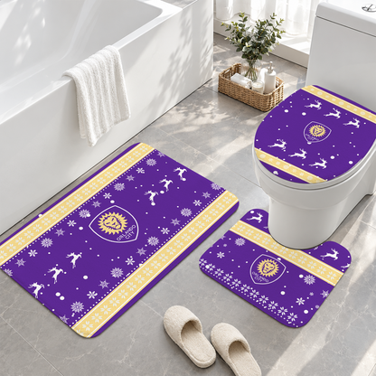 [GOAL DEAL] NEW CUSTOMIZED MLS11 OCS ORLANDO CITY SC 3-PIECE BATHROOM RUG SET