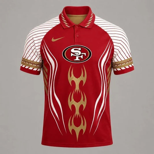 [TOUCHDOWN DEAL] NEW CUSTOMIZED NFL11 SF49 SAN FRANCISCO 49ERS POLO SHIRT