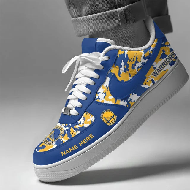 [SLAM DUNK DEAL] NEW CUSTOMIZED NBA12 GSW GOLDEN STATE WARRIORS AF1 SHOES