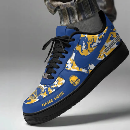 [SLAM DUNK DEAL] NEW CUSTOMIZED NBA12 GSW GOLDEN STATE WARRIORS AF1 SHOES