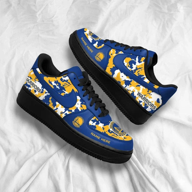 [SLAM DUNK DEAL] NEW CUSTOMIZED NBA12 GSW GOLDEN STATE WARRIORS AF1 SHOES