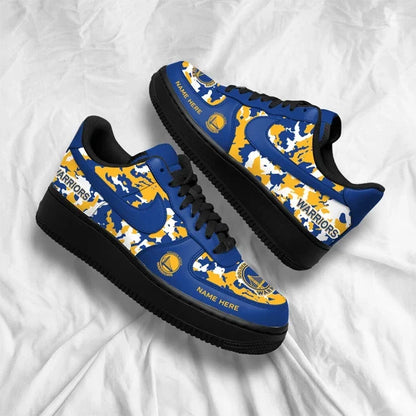 [SLAM DUNK DEAL] NEW CUSTOMIZED NBA12 GSW GOLDEN STATE WARRIORS AF1 SHOES