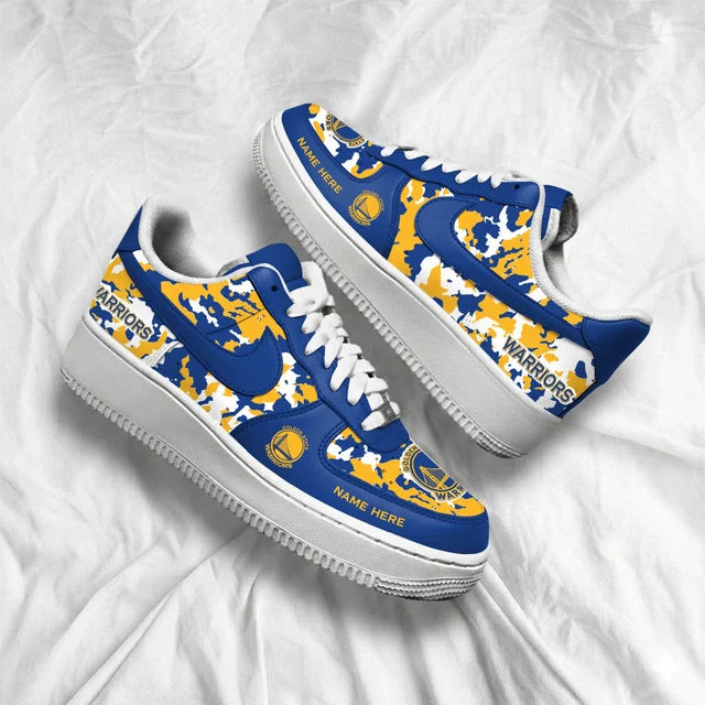 [SLAM DUNK DEAL] NEW CUSTOMIZED NBA12 GSW GOLDEN STATE WARRIORS AF1 SHOES