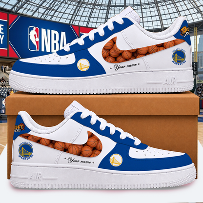 [SLAM DUNK DEAL] NEW CUSTOMIZED NBA12 GSW GOLDEN STATE WARRIORS AF1 SHOES