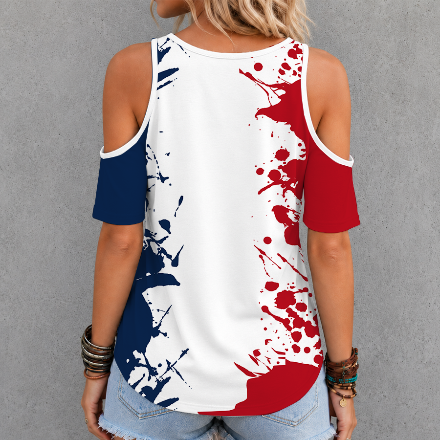 [HOOPS SPECIAL] NEW CUSTOMIZED NCAA CFH12 LIF LIBERTY FLAMES CRISS CROSS V-NECK TOP