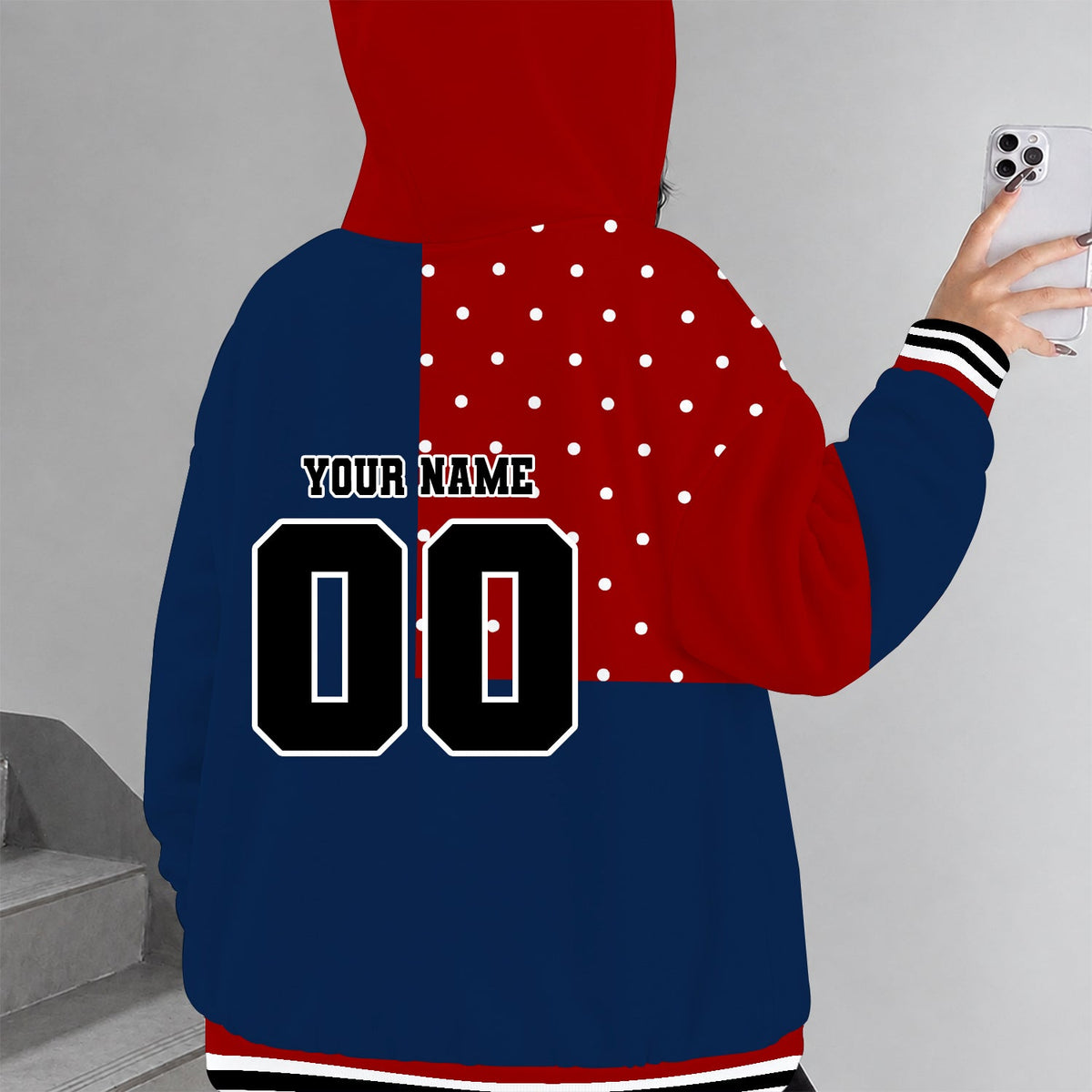 [HOOPS SPECIAL] NEW CUSTOMIZED NCAA CFH12 LIF LIBERTY FLAMES STRAPPY ZIP HOODIE