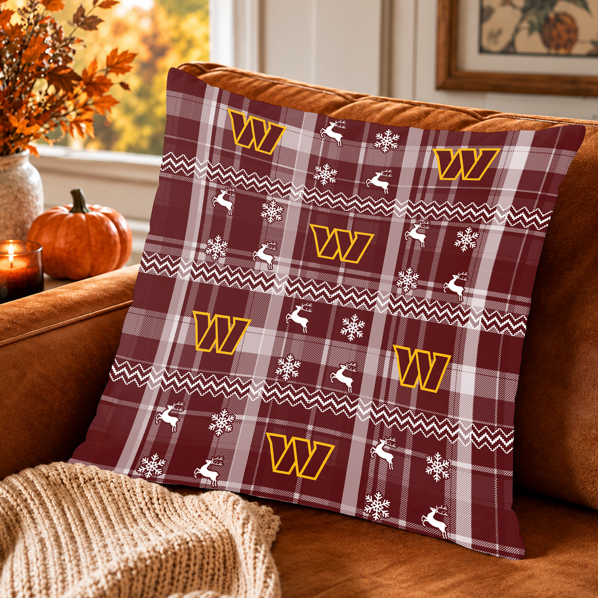 [TOUCHDOWN DEAL] NEW CUSTOMIZED NFL12 WTC THE COMMANDERS ENVELOPE PILLOW CASE