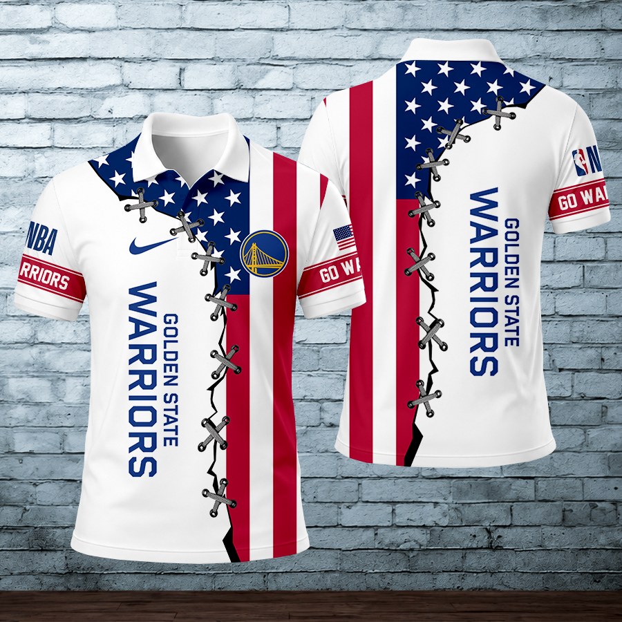[HOT DEAL] NEW CUSTOMIZED NBA12 GSW GOLDEN STATE WARRIORS POLO SHIRT