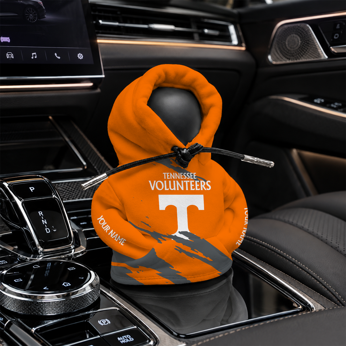 [HOMERUN DEAL] NEW CUSTOMIZED NCAA CWS12 TNV TENNESSEE VOLUNTEERS AUTOMOTIVE HOODIE SHIFT KNOB COVER