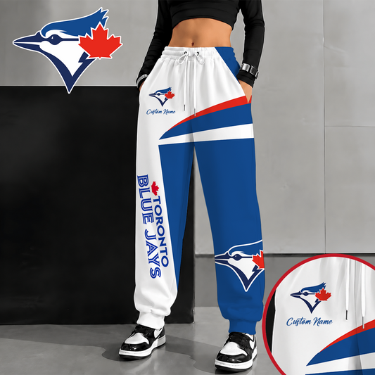 [HOMERUN DEAL] NEW CUSTOMIZED MLB12 TBJ TORONTO BLUE JAYS SWEATPANTS