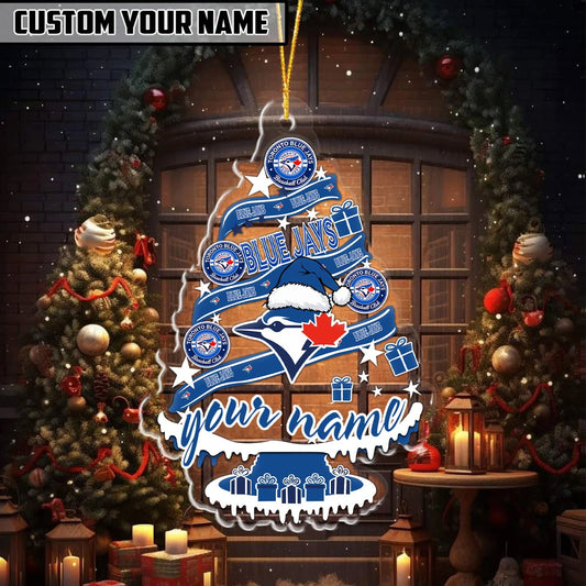 [HOMERUN DEAL] NEW CUSTOMIZED MLB12 TBJ TORONTO BLUE JAYS CHRISTMAS ACRYLIC ORNAMENT