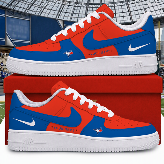 [HOMERUN DEAL] NEW CUSTOMIZED MLB12 TBJ TORONTO BLUE JAYS AF1 SHOES