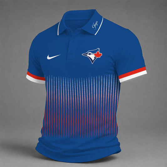 [HOMERUN DEAL] NEW CUSTOMIZED MLB12 TBJ TORONTO BLUE JAYS POLO SHIRT