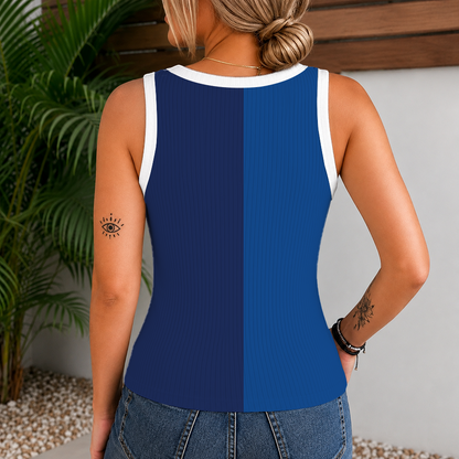 [HOMERUN DEAL] NEW CUSTOMIZED MLB12 TBJ TORONTO BLUE JAYS WOMEN'S V-NECK TANK TOP
