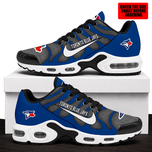 [HOMERUN DEAL] NEW CUSTOMIZED MLB12 TBJ TORONTO BLUE JAYS AIR MAX PLUS SNEAKERS