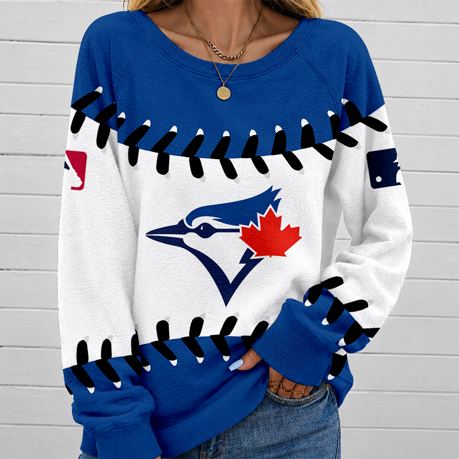 [HOMERUN DEAL] NEW CUSTOMIZED MLB12 TBJ TORONTO BLUE JAYS UNISEX SWEATSHIRT