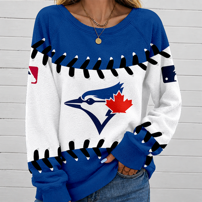 [HOMERUN DEAL] NEW CUSTOMIZED MLB12 TBJ TORONTO BLUE JAYS UNISEX SWEATSHIRT