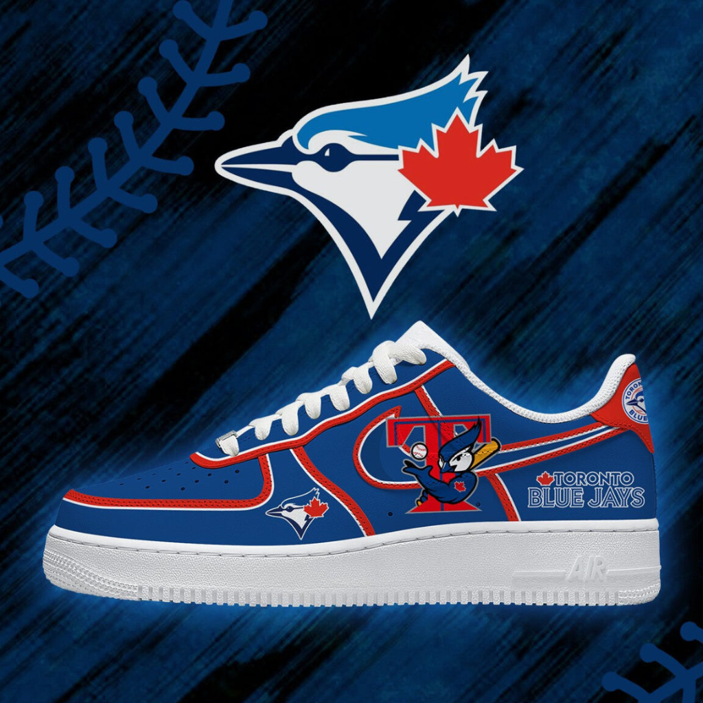 [HOMERUN DEAL] NEW CUSTOMIZED MLB12 TBJ TORONTO BLUE JAYS AF1 SHOES