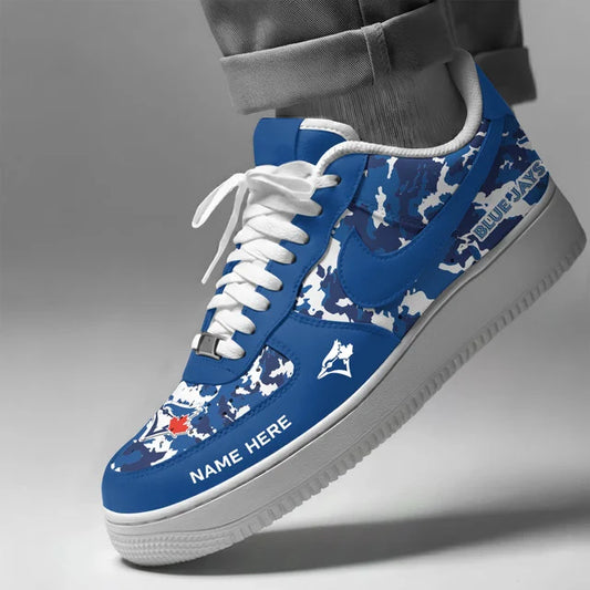 [HOMERUN DEAL] NEW CUSTOMIZED MLB12 TBJ TORONTO BLUE JAYS AF1 SHOES