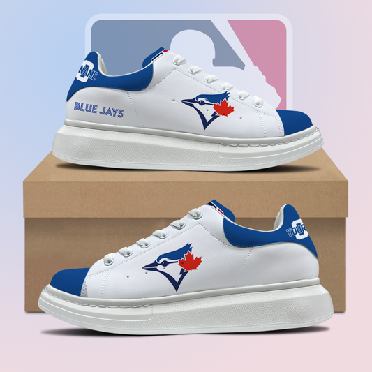 [HOMERUN DEAL] NEW CUSTOMIZED MLB12 TBJ TORONTO BLUE JAYS MCQUEEN SHOES
