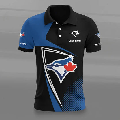[HOMERUN DEAL] NEW CUSTOMIZED MLB12 TBJ TORONTO BLUE JAYS POLO SHIRT